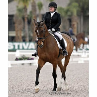 Ellie Brimmer and Carino H competed in the FEI Para Grade III classes at AGDF. © SusanJStickle.com