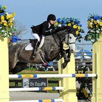 ©ESI Photography. Vanessa McCarthy and Halladay on course in the M&S $5,000 Junior Jumper Classic Low