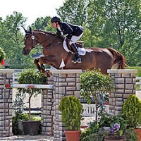 Angel Karolyi placed fourth with Indiana 127 in the $25,000 Hagyard Lexington Classic