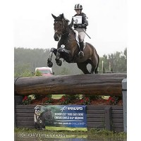 Erin Sylvester riding Mettraise leads the CCI2* division following cross-country