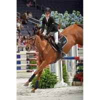 Victoria Jolie V and Kristyn Duarte won the Adult Jumper Championship at the 2013 WIHS