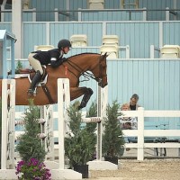 Ailish Cunniffe and Venice won Section A of the ASPCA Maclay Horsemanship class