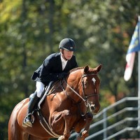 Phillip Cillis and Willow competing in the Future Hunter Mares in 2013