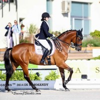 Para-Dressage Young Rider Annie Peavy at the WEG