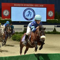 The WIHS Shetland Pony Steeplechase Championship Race is one of the most popular exhibitions! Photo © Shawn McMillen Photography