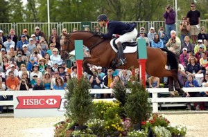 William Fox-Pitt (GBR) aboard Cool Mountain on their way to victory in the first leg of the HSBC FEI Classics™ at Lexington,KY (USA). Click on image for larger view.