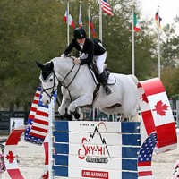 ©ESI Photography. Katie Tyler and Seattle 6 rode to a win in the $5,000 NAL Amateur-Owner Jumper Classic Medium