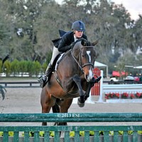 ©ESI Photography. Amy Zettler rode to the win in the $1,500 HITS Hunter Prix aboard Glad Rags