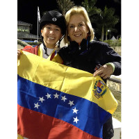 Step by Step founder Liliane Stransky and her daughter Daniela Stransky, member of the Team Step by Step and Venezuelan Junior Bronze Winning Team