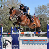 ©ESI Photography. David Tromp and Zidane Z on their way to win in the $2,500 Brook Ledge Open Welcome