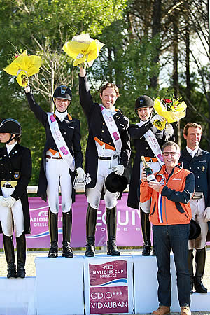 Dutch Victorious in Opening Leg of Pilot Season for FEI Nations Cup Dressage at Vidauban