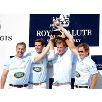 Winning team from left to right: Michael Carrazza, Malcolm Borwick, Prince Harry and Wellington's Marc Ganzi