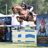 Penny Brennan and Sun Tzu took third place with the fastest of the four-fault efforts