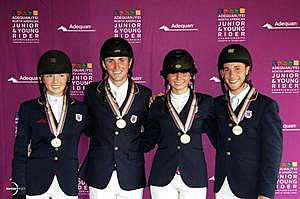 Zone 2 Captures Double Gold in Jumping, Canada and USA Split Reining Gold Medals at NAJYRC