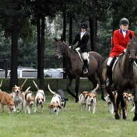 The Mill Creek Hunt Club was part of the opening ceremonies