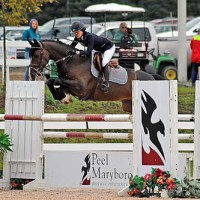 Sydney Vince rode Echodancer van de Heffinck to victory in the inaugural $20,000 MVS Solutions Junior/Amateur Pan Am Challenge