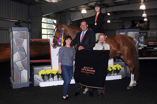 Charlotte Jacobs and Patrick Win Region 1 ASPCA Maclay Championship