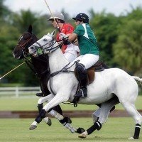 Newport's Kaisser Maakar (4) attempts to bump Audi's Juancito Bollini (4) out of the play