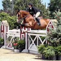 Kelli Cruciotti and her equitation mount Monterrey won the $15,000 USHJA Hunter Derby during Week III of Summer in the Rockies. Photo by Mary Adelaide Brakenridge