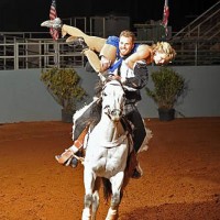 Special performances always run before feature grand prix to the thrill of the crowd.