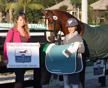 Stacy Parvey-Larrson and Benidetto: Perfect Fit for World Equestrian Brands Tack Matters Award