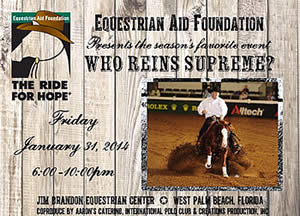 Equestrian Aid Foundation Event! “Who Reins Supreme?”