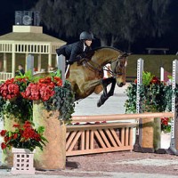 ©ESI Photography. Alexa Bayko and Modigliani on their way to their second win in a row in the $5,000 Platinum Performance Hunter Prix