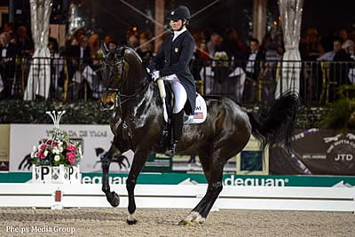 Nations Cup Gold Medalists Adrienne Lyle and Wizard Look Forward to World Cup Qualifiers