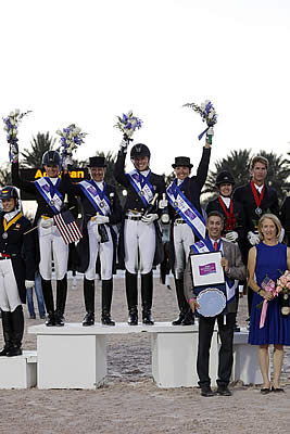 Team USA 1 Wins First Leg of FEI Nations Cup Dressage 2014 Pilot Season at Wellington