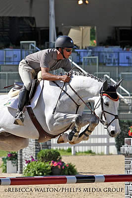 Pablo Barrios Remains Triumphant in Open Jumpers at Kentucky Spring Horse Show