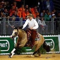 Jordan Larson riding HF Mobster (Andrea Bonaga Photo)