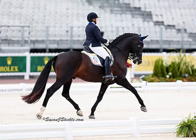 US Team Finishes 12th in FEI World Team Para-Dressage Championships at WEG