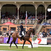 Seumas Marwood with his Contango II mare Wild Oats, currently third at FEI Classics™ in Adelaide (Julie Wilson/FEI)