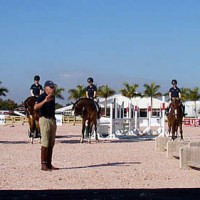 George H Morris Horsemastership Training Session. Photo copyright USEF Archives