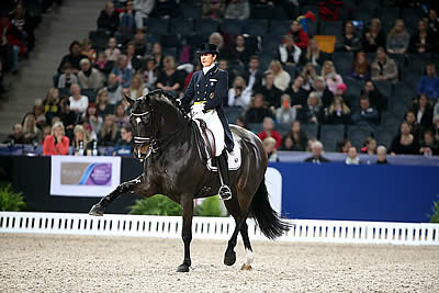 Tinne Tops Reem Acra Leg at Stockholm