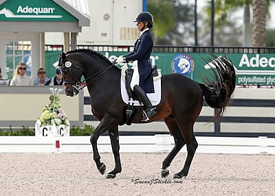 Allison Brock and Rosevelt Win First CDI W Grand Prix of the 2015 Season