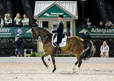 Petersen and Mariett Win Third Consecutive “Friday Night Stars” FEI Grand Prix Freestyle