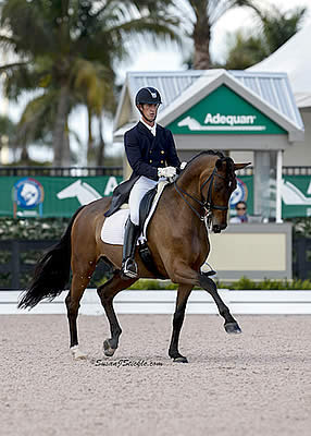 Chris Von Martels and Zilverstar Win the FEI CDI 1* Intermediaire 1 Freestyle at AGDF