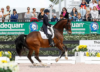 Graves Records 2nd Ever 80% at AGDF in Stillpoint Farm FEI Nations Cup CDIO3* Freestyle