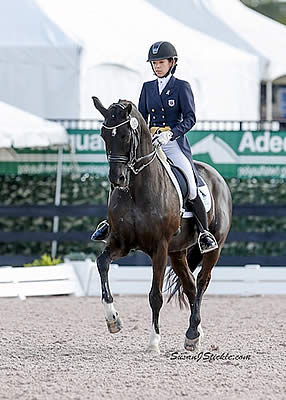 Hickok, Von Lierop, Matute, & McAuliffe Triumph in Fla. Int’l Dressage Youth Championships