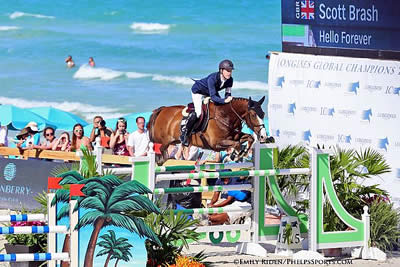 Scott Brash and Hello Forever Win American Invitational at Longines GCT Miami Beach