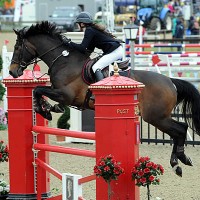 Jordan Marshall riding Unique