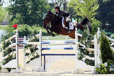 Vivian Yowan and Vornado van den Hoendrik Win High A-O/Jr Jumpers at Kentucky Spring Horse Show