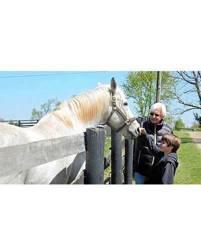 American Pharoah Trainer Bob Baffert Makes Charitable Donation to Old Friends