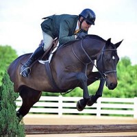 Vale and Dress Balou won the $2,500 USHJA National Hunter Derby Friday