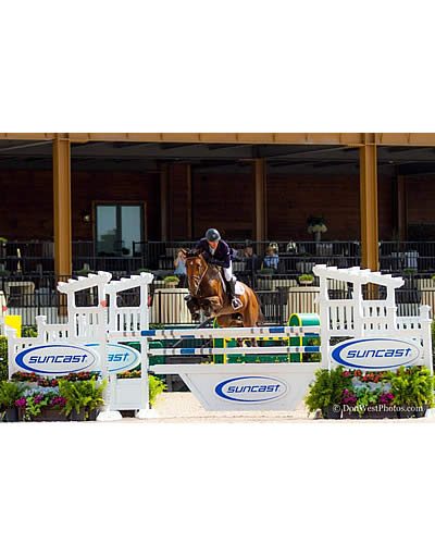 Welles and Boo Van Het Kastanjehof Win $34k Suncast 1.45 FEI Welcome at Tryon Summer 1