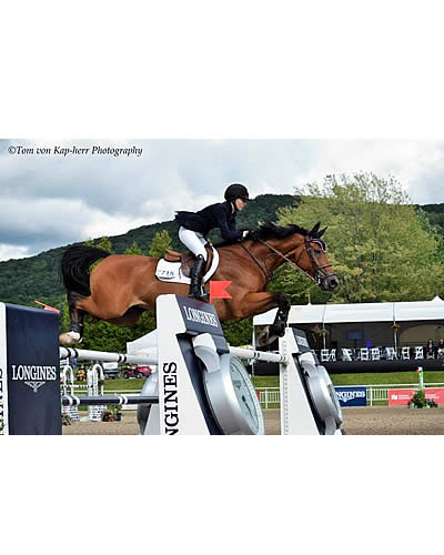 Lucy Deslauriers Takes 1.50m Welcome Victory at International Bromont