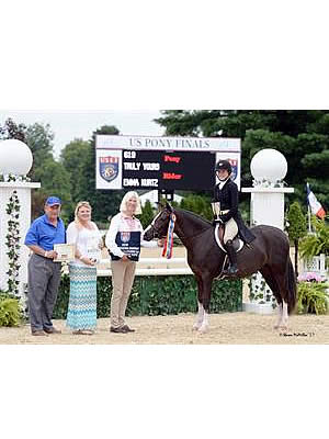 Kingston and Truly Yours Awarded Overall Grand and Reserve Green Hunter Pony Titles