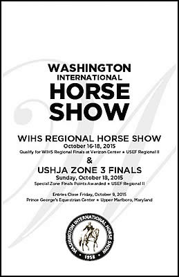Prize List for 2015 WIHS Regional Horse Show & USHJA Zone 3 Finals Now Available