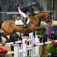 Leslie Howard of the United States placed second riding Utah